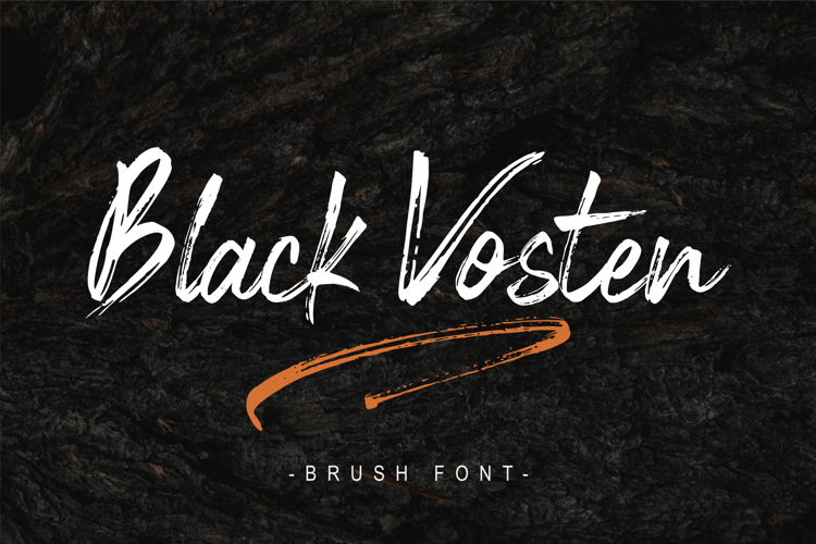 Black Vosten Font