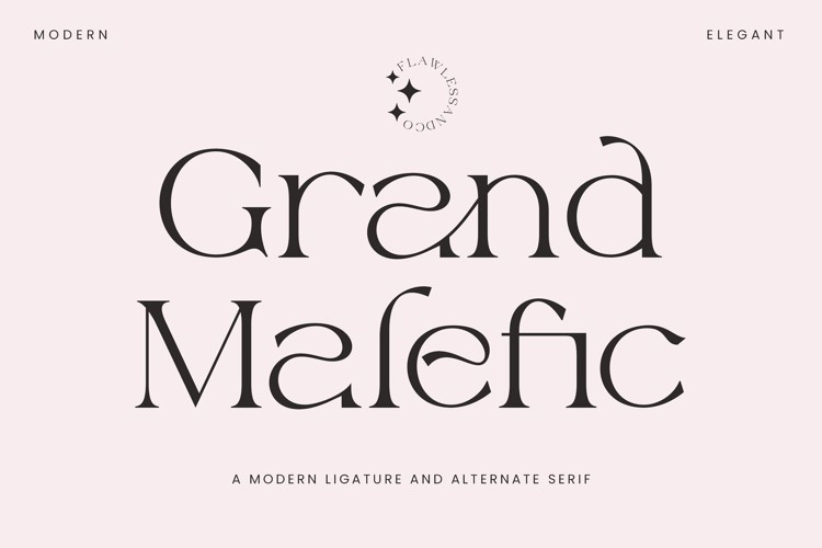 Grand Malefic Font