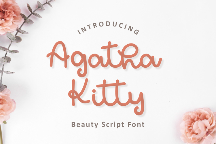 Agatha Kitty Font