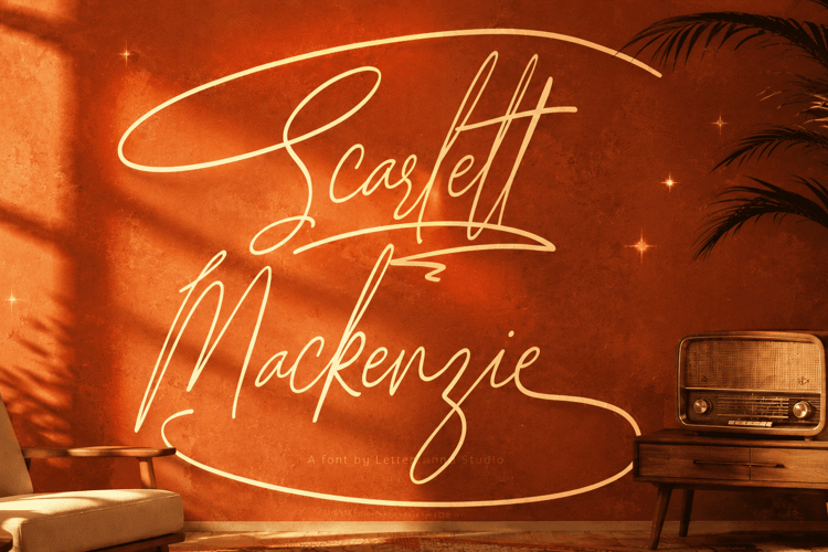 Preview of Scarlett Mackenzie Font
