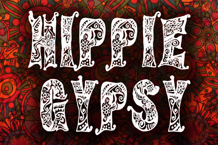 Hippie Gypsy Font