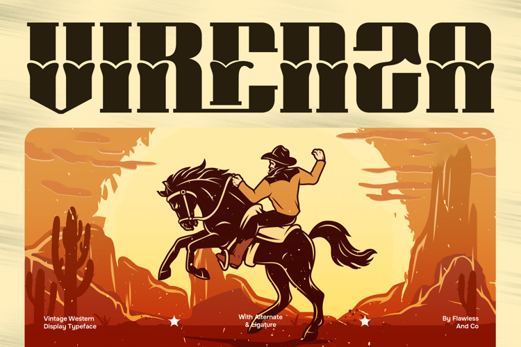 Preview of VIRENZA Font