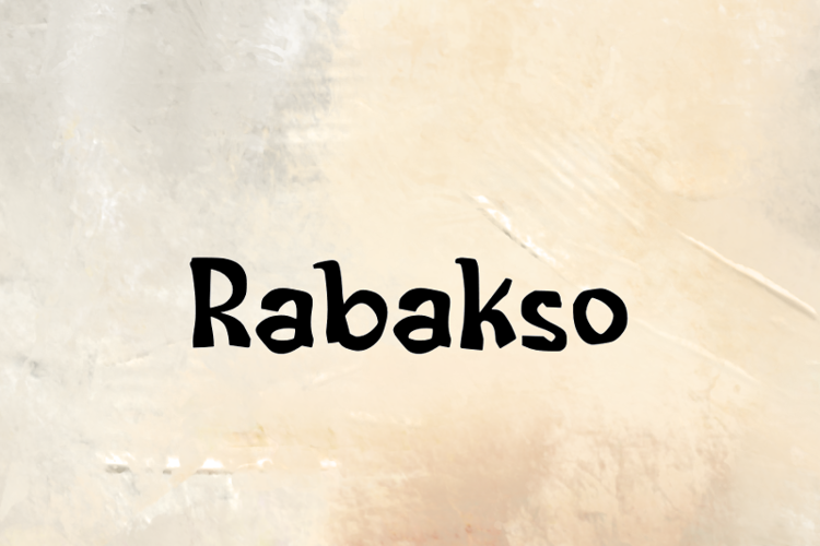 Rabakso Font