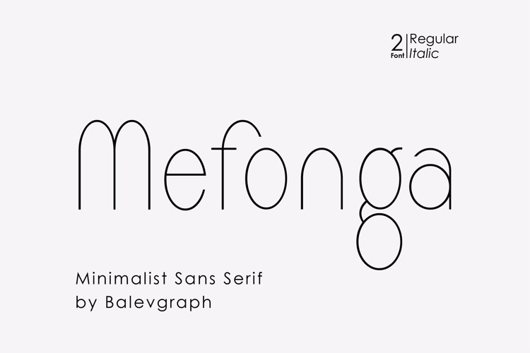 Mefonga Font