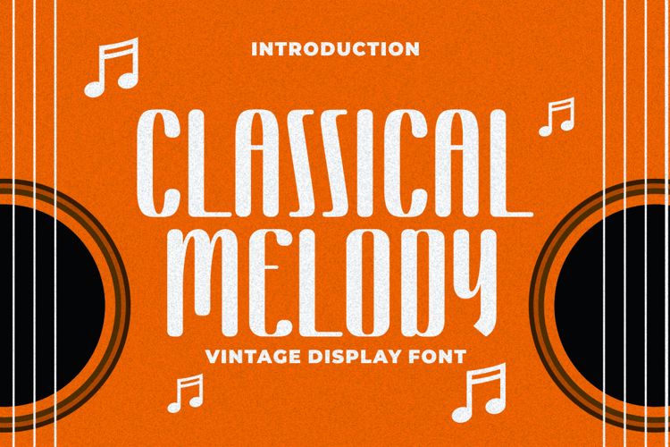 Classical Melody Font