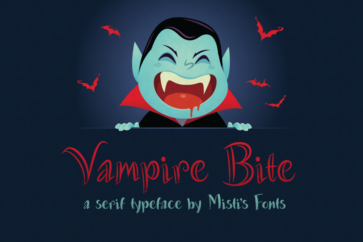 Vampire Bite Font
