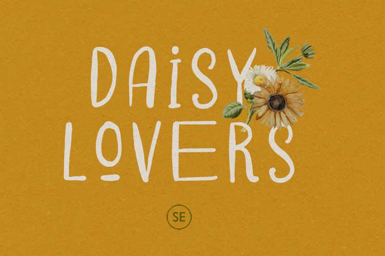 Preview of Daisy Lovers Font