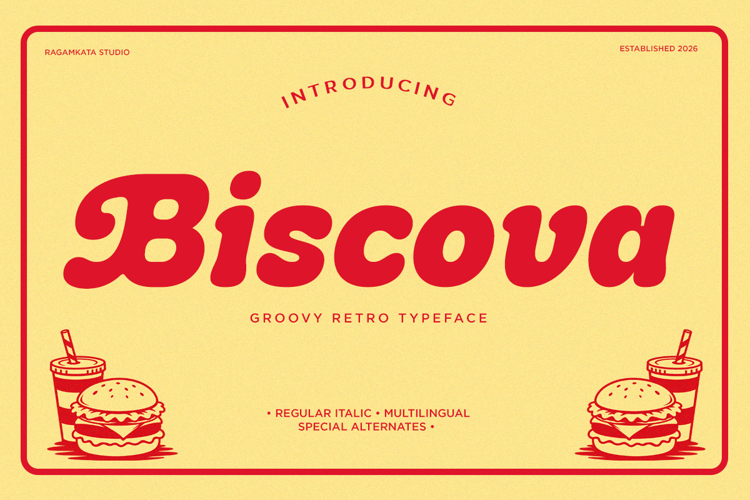 Preview of Biscova Font