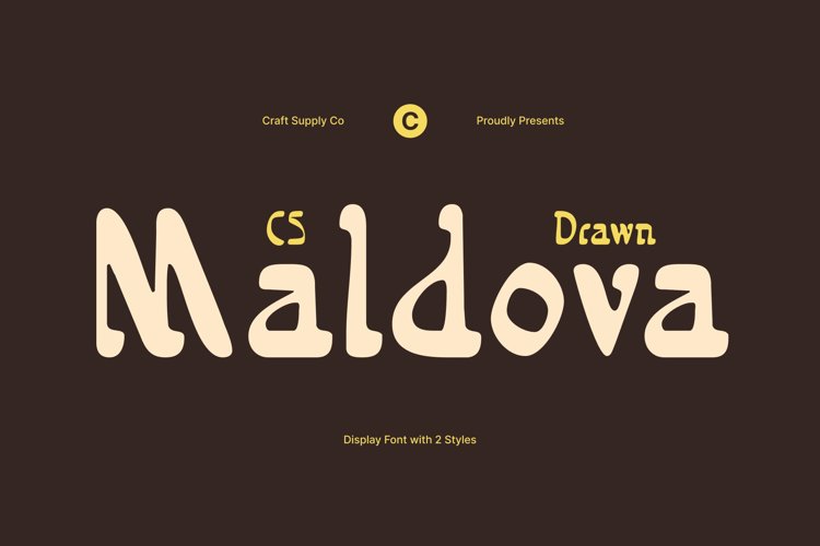 Preview of CS Maldova Drawn Font