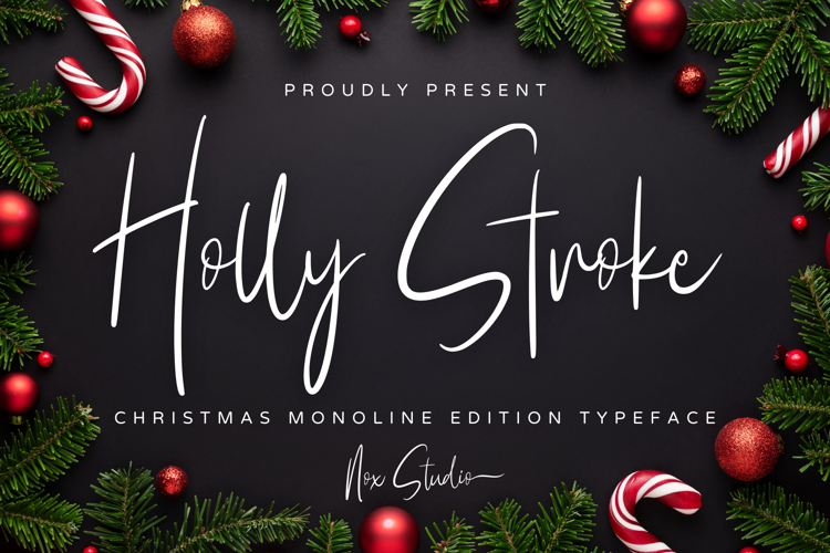 Holly Stroke Font