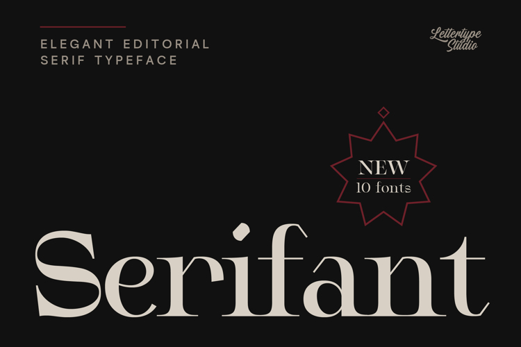 Preview of Serifant Font