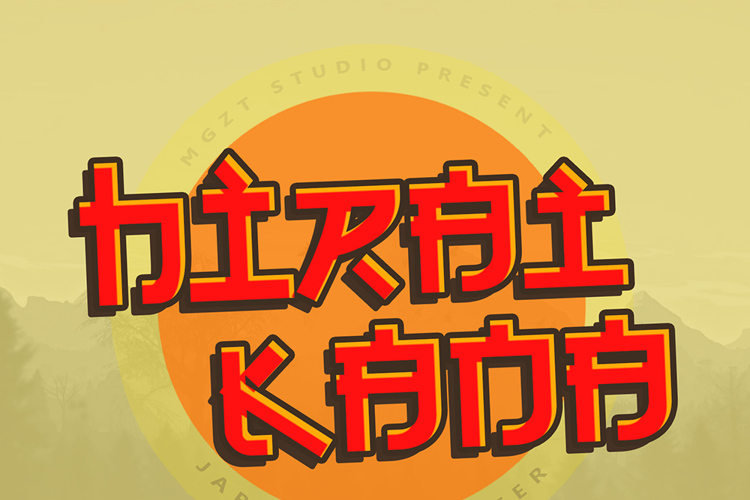 Preview of Hiraikana Font