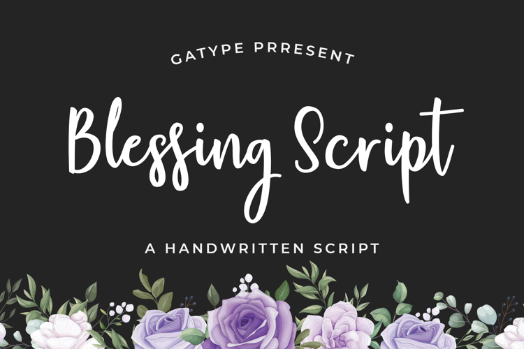 Blessing Script Font
