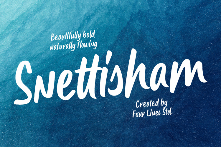 Preview of Snettisham Font