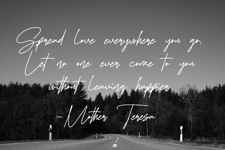 Preview of Dekonista Monoline Font