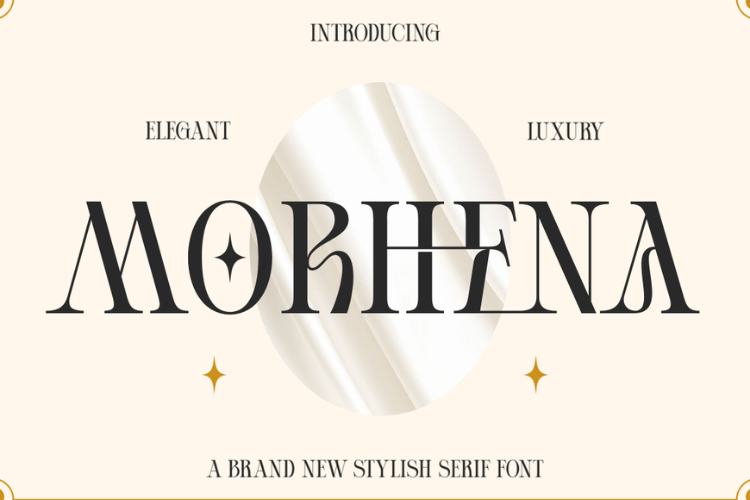 Preview of Morhena Font