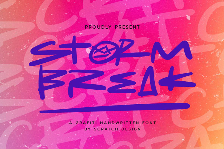 Storm Break Font