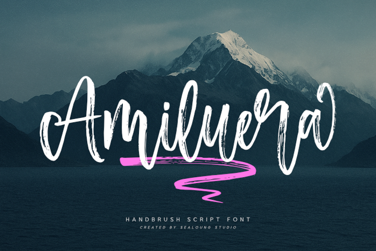 Preview of Amiluera Font