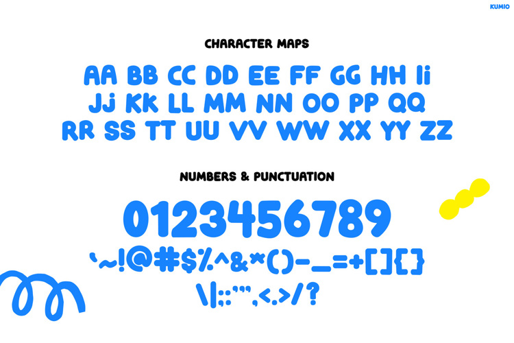 Preview of Kumio Font