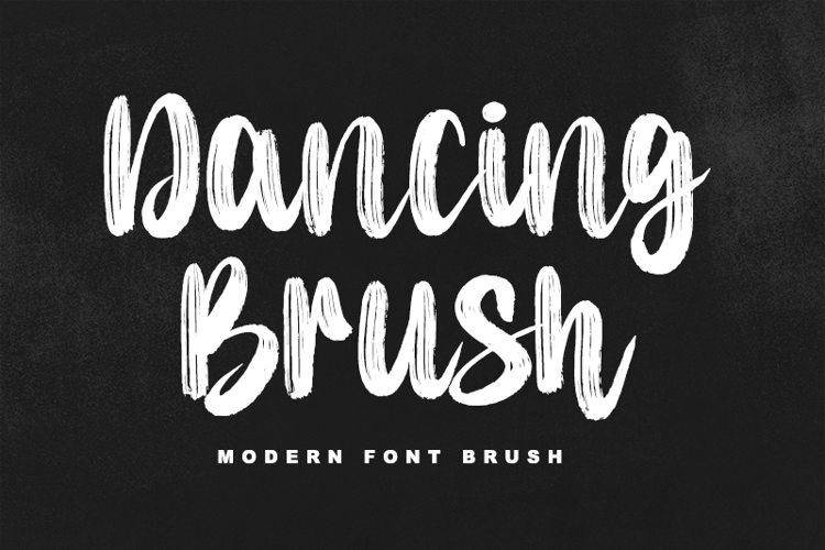 Dancing Brush - Font