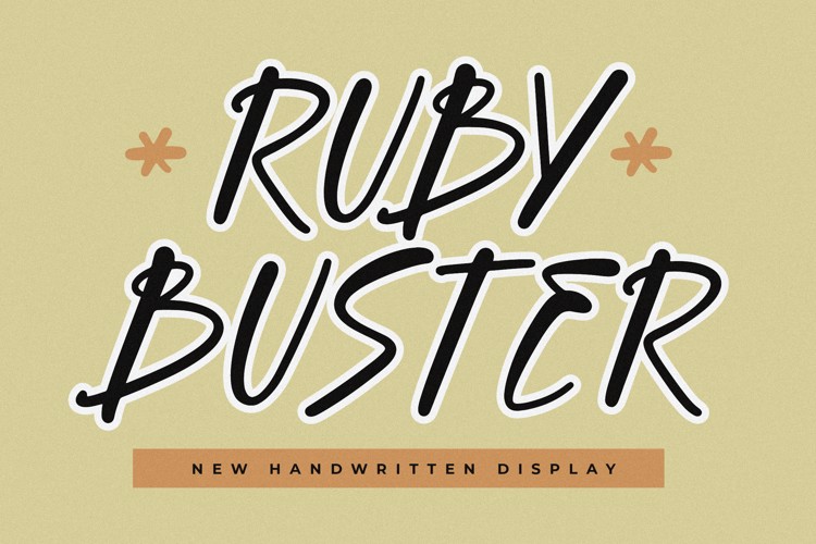 Ruby Buster Font