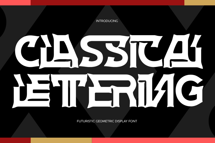 Preview of CLASSICAL LETTERING Font
