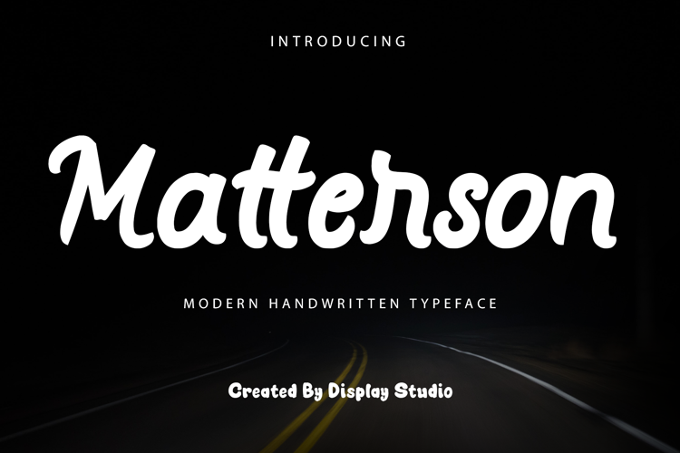 Matterson Font