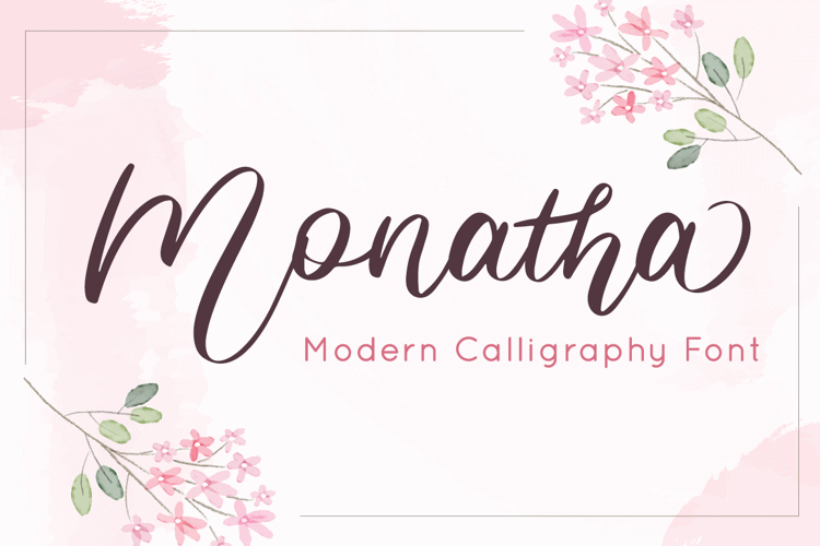 Monatha Font