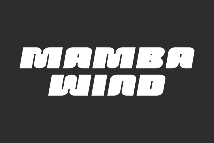 Mamba Wind Font