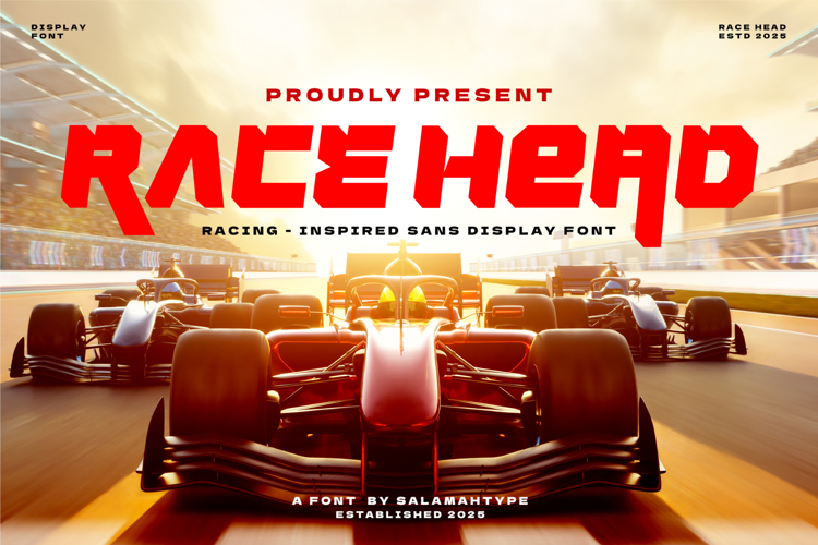 Preview of Race Head Font
