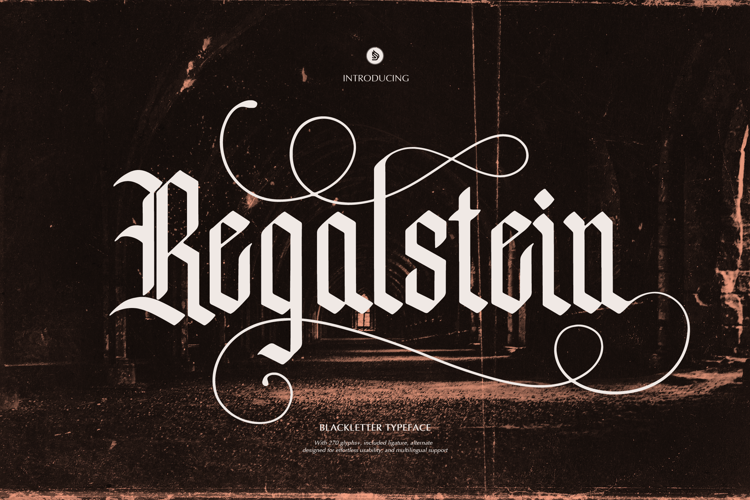 Preview of Regalstein Font