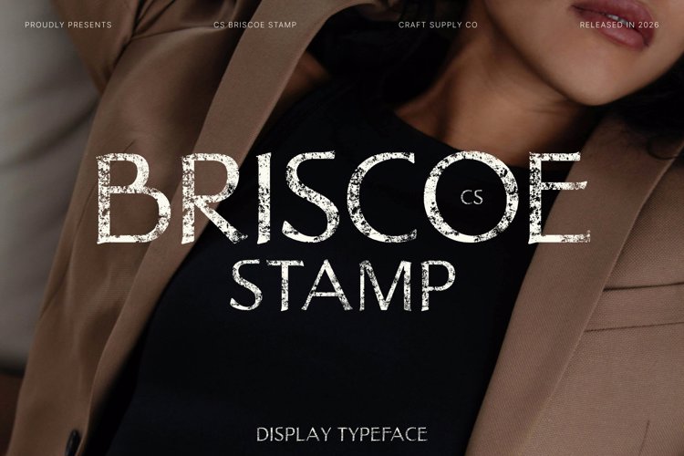 Preview of CS Briscoe Stamp Font
