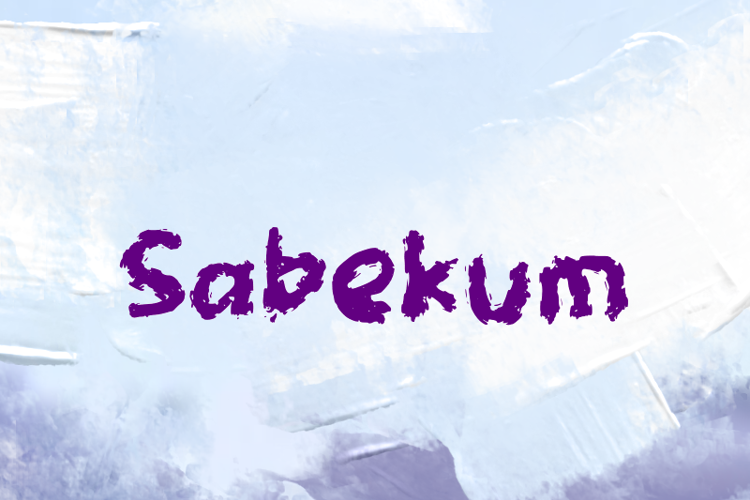 s Sabekum Font