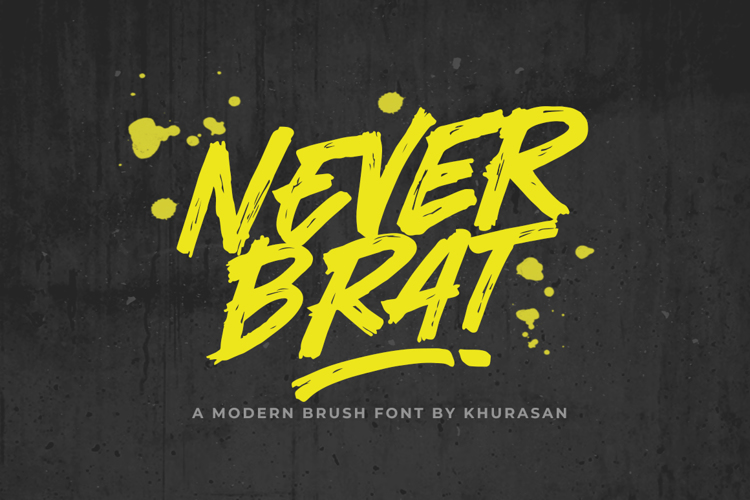 Never Brat Font