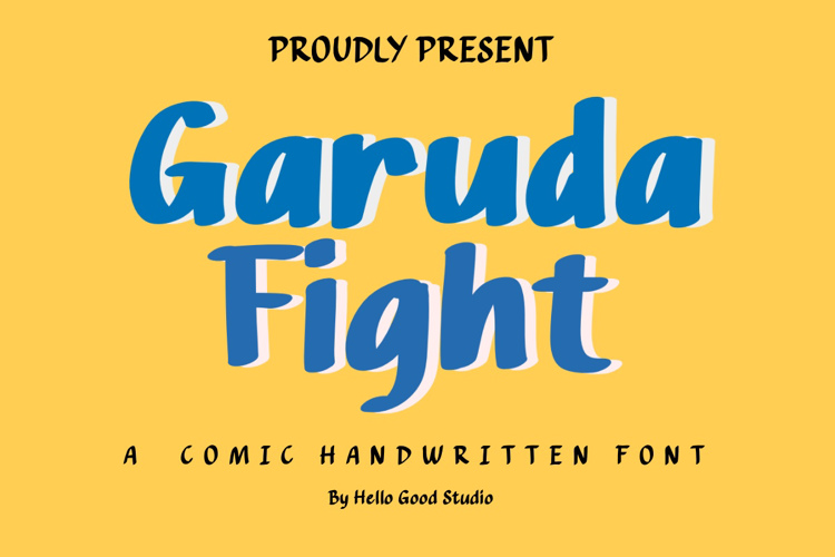 Preview of Garuda Fight Font