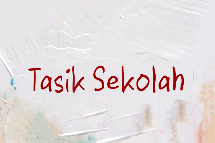 t Tasik Sekolah Font