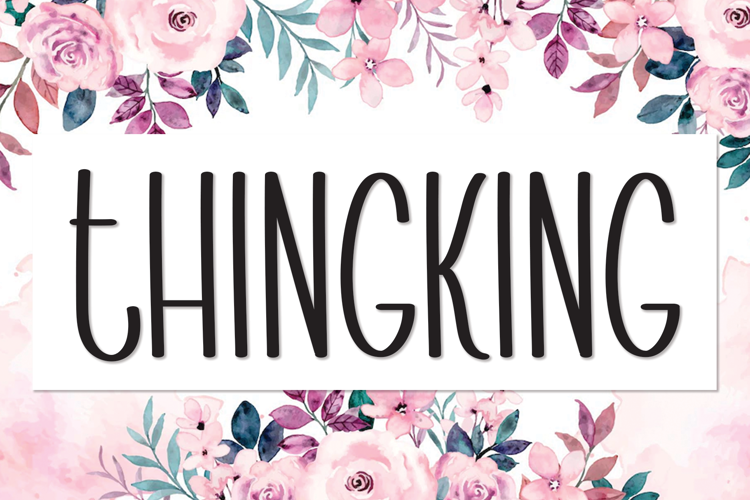 Thingking Font