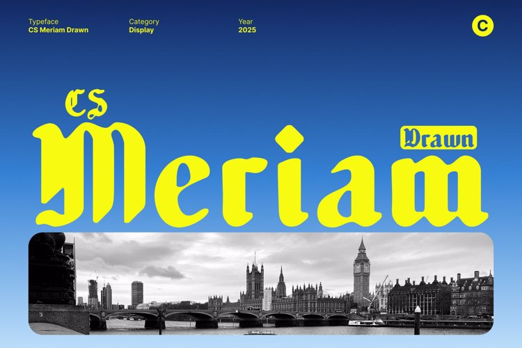 Preview of CS Meriam Drawn Font