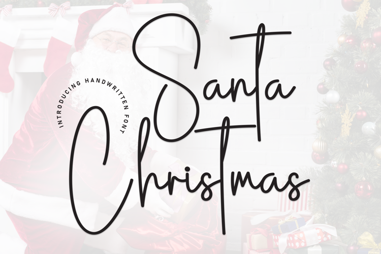 Preview of Santa Christmas Font