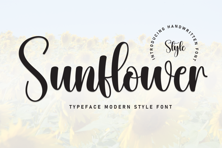 Preview of Sunflower Font