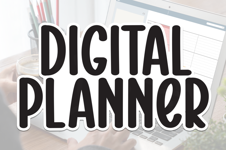 Digital Planner Font