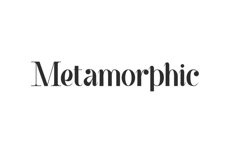 Metamorphic Font