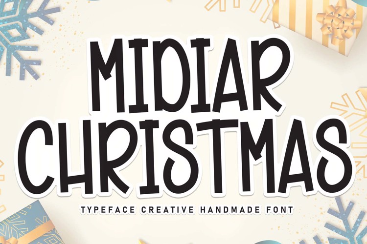 Midiar Christmas Font