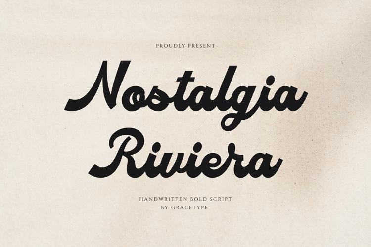Preview of Nostalgia Riviera Font