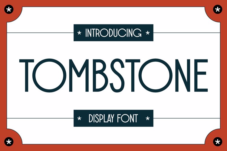 Preview of TOMBSTONE Font