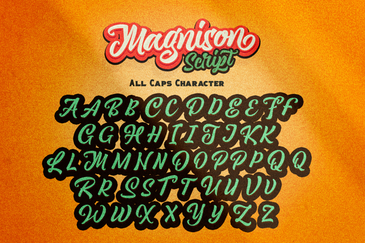 Magnison Script Font