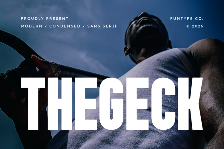 Preview of Thegeck Font