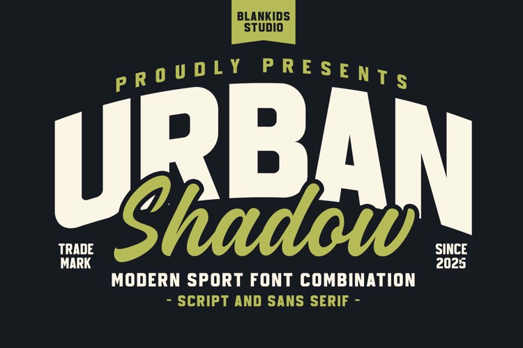 Urban Shadow Script Font