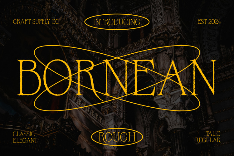Bornean Rough Font
