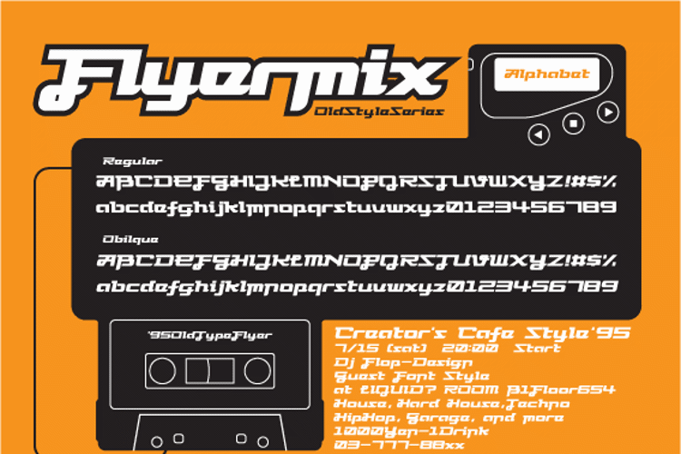 Flyermix Font